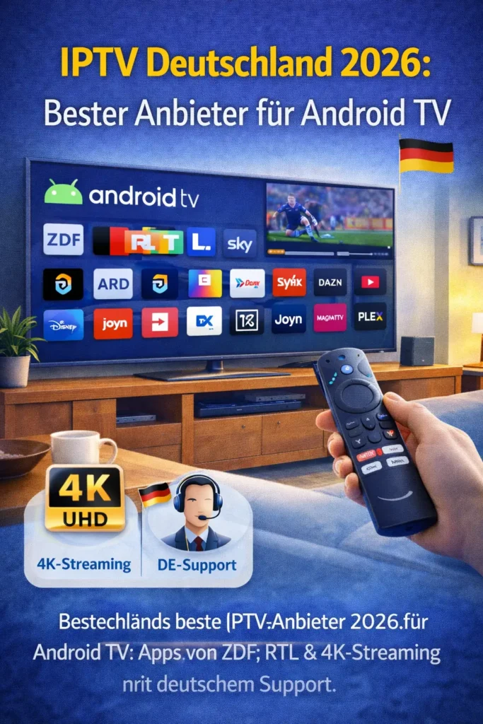 Top IPTV-Anbieter für Android TV in Deutschland