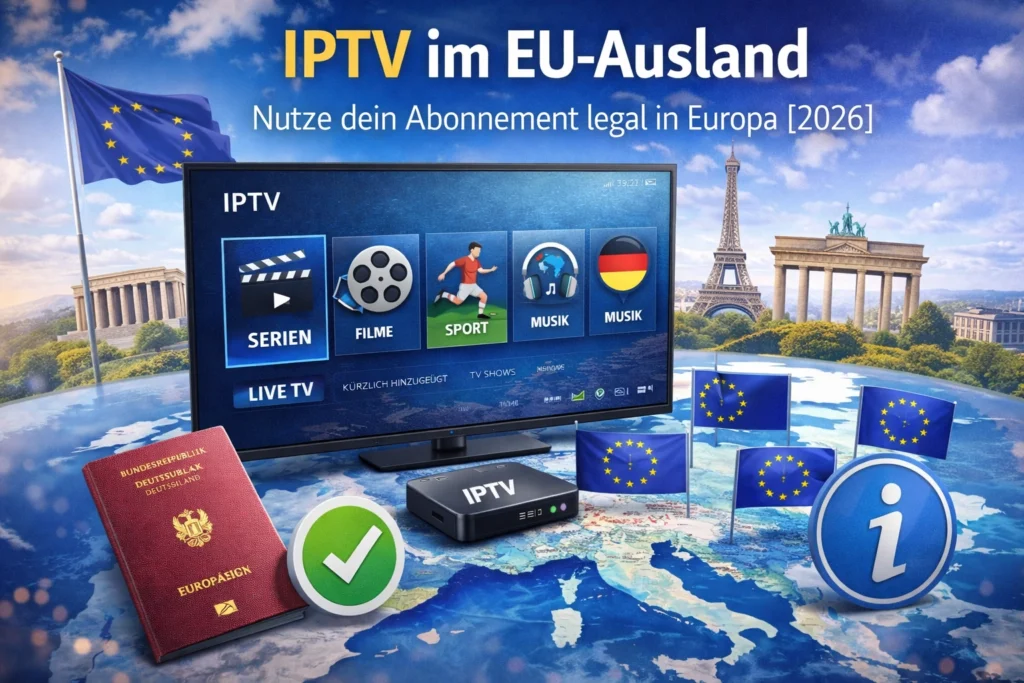 mein IPTV-Abonnement auch in anderen EU-Ländern nutzen